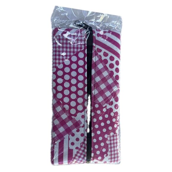 Handmade Handrafted NWOT Geometric Travel Size Wipes Zipper Pouch - Picture 1 of 4